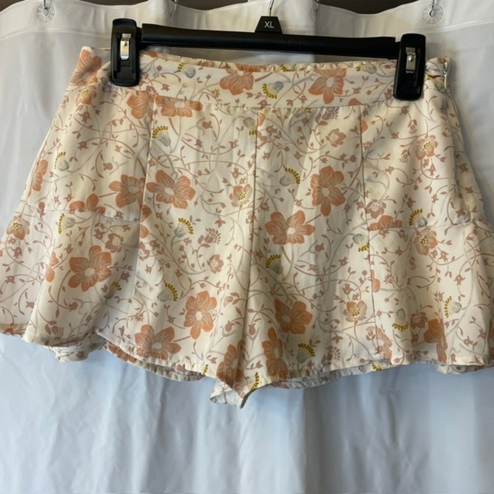 Forever 21 Contemporary Boho Flowy Cottagecore Floral High Waisted Shorts Sz XS